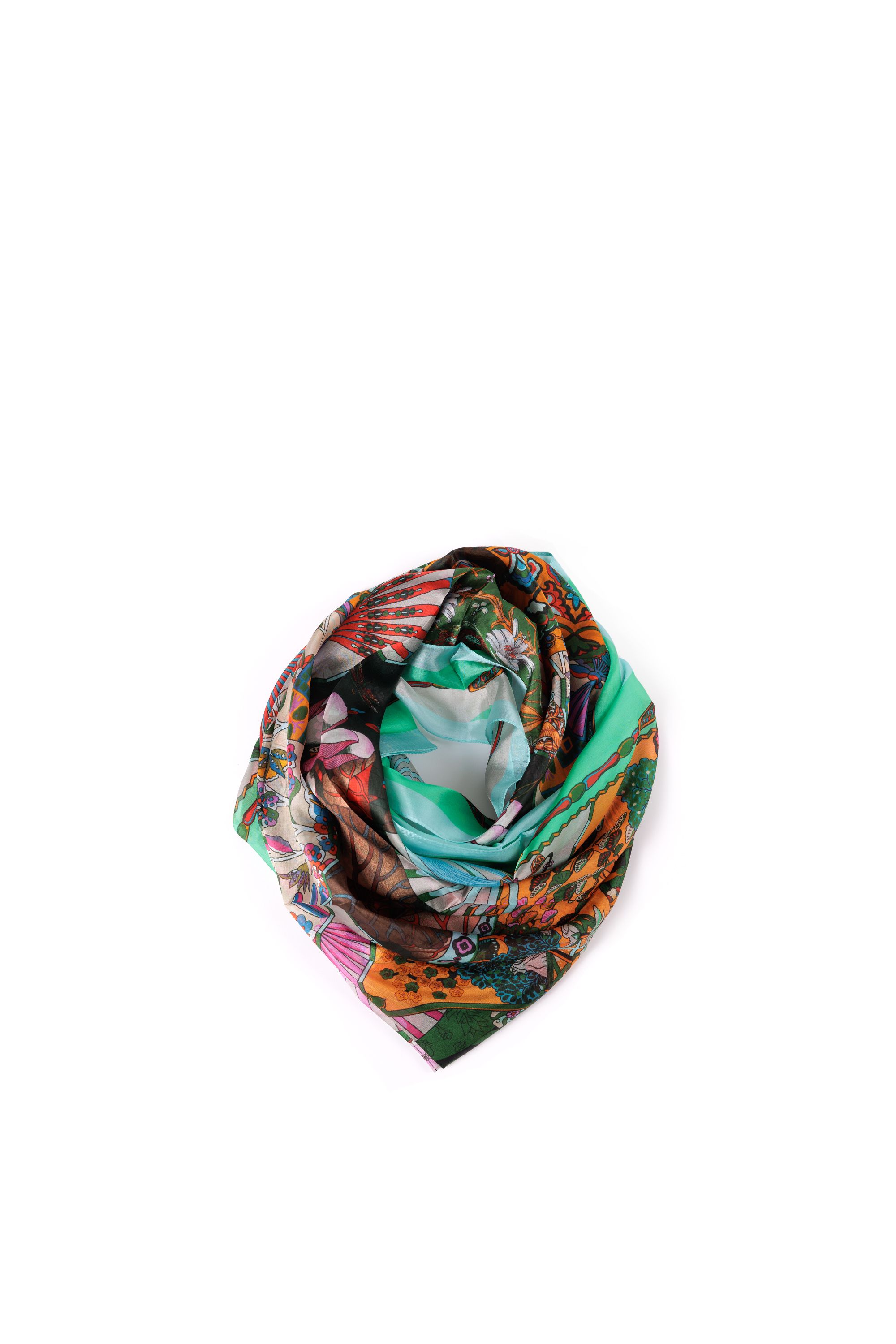 Cromia - 8051978464822 foulard ventaglio 180x110 silk